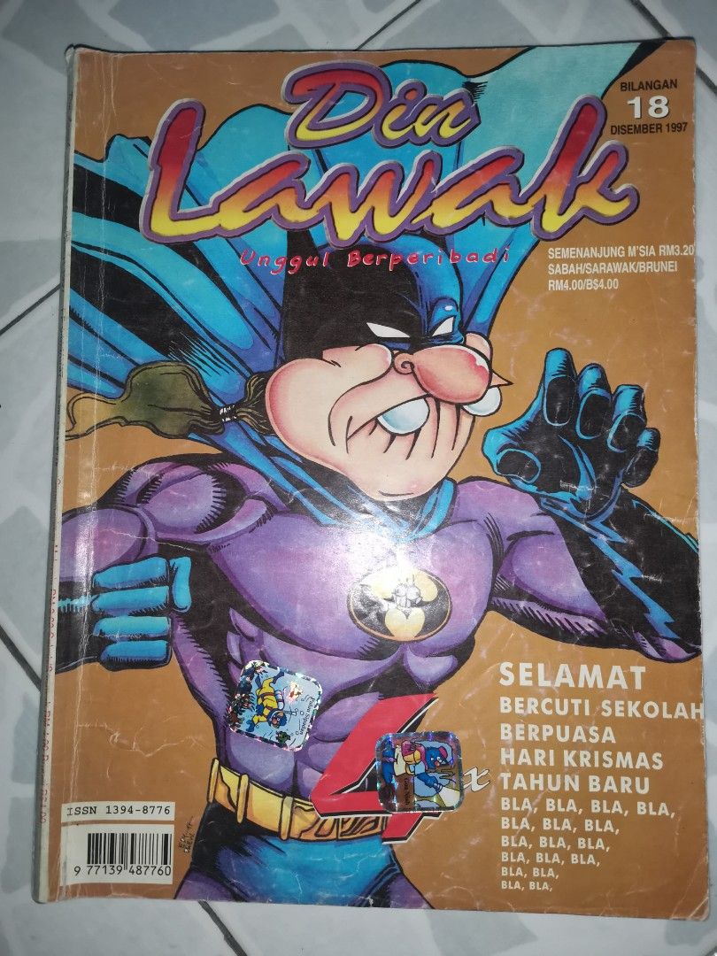Din Lawak no 18. Disember 1997., Hobbies & Toys, Books & Magazines ...