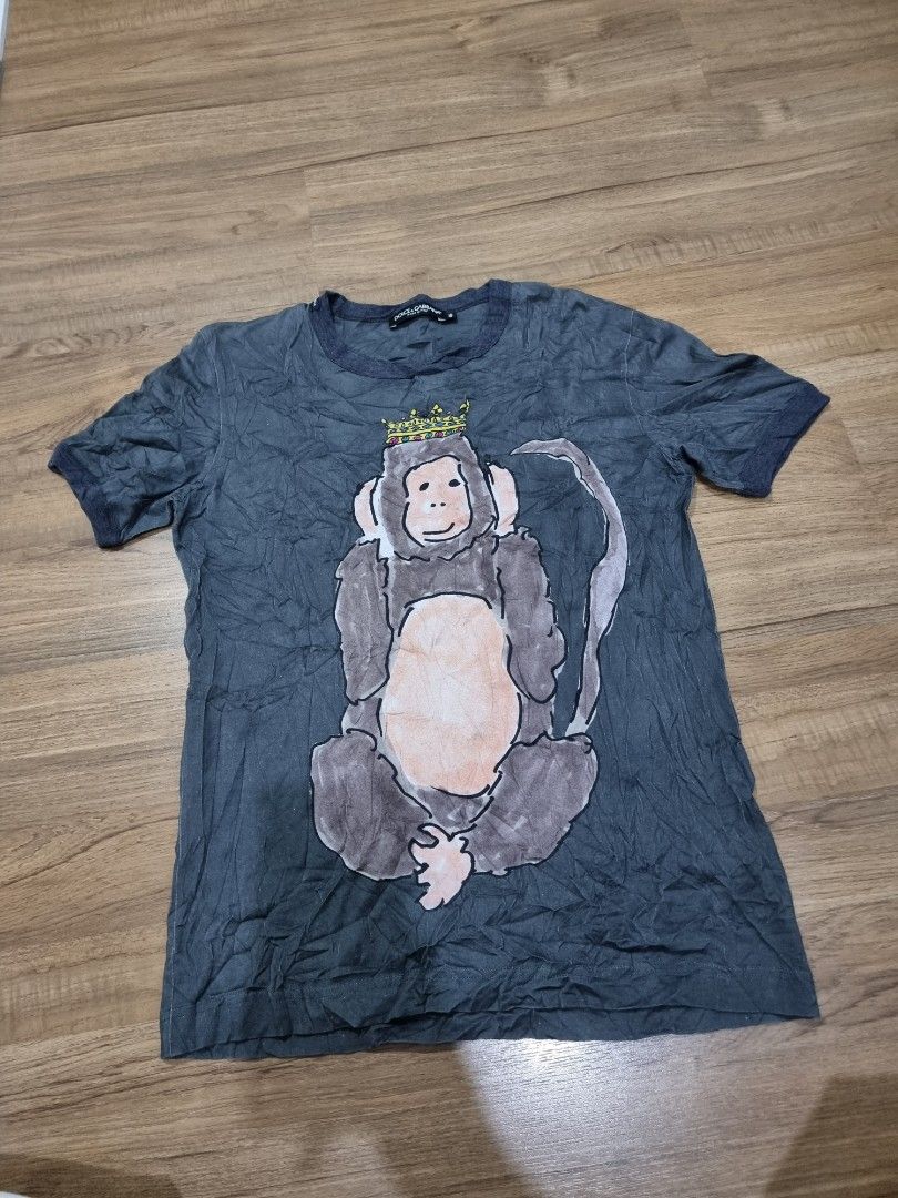Dolce and gabbana monkey t shirt deals