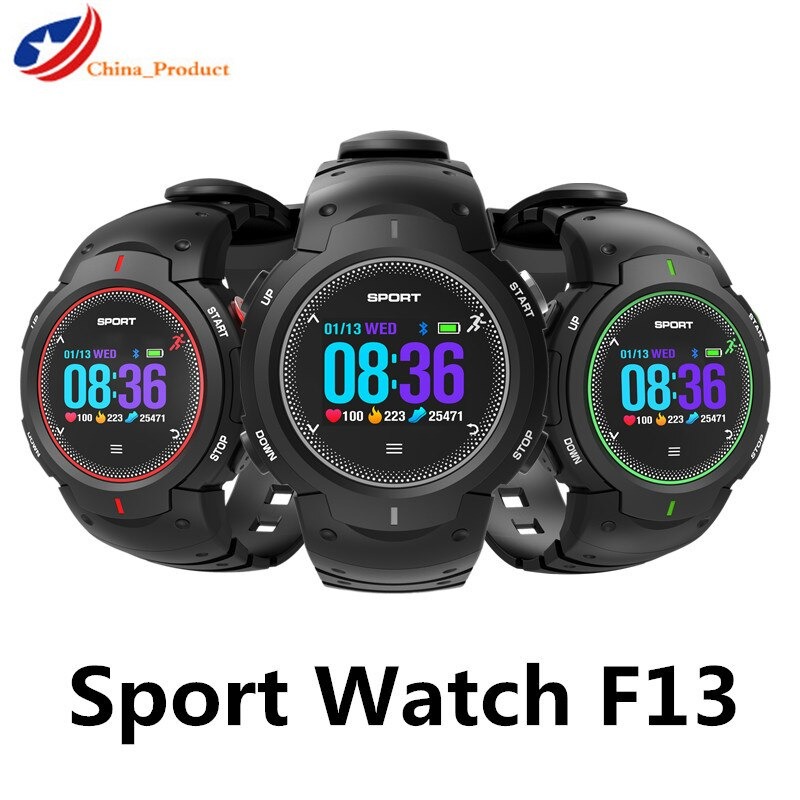 DTNO.I KKtick New Smart Watch F13 Color LCD Screen IP68 Waterproof