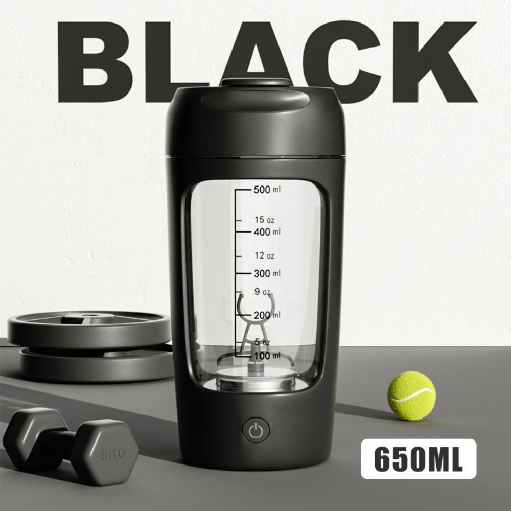 Water Bottles 650ml USB Electric Protein Shaker Bottle Rechargeable Portable Gym Mixer With Automatic Stirring Cup From Zhong09, $25.22