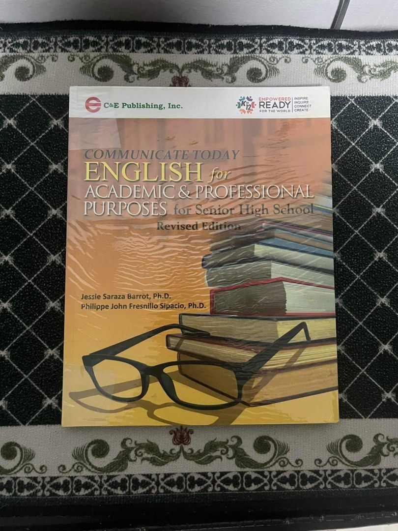 English for Academic & Professional Purposes Grade 11 Humms Book ...