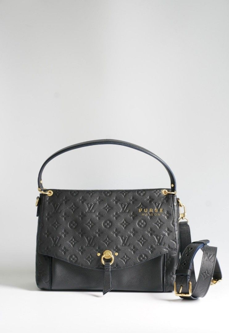 Louis Vuitton Blanche MM Noir in Monogram Empreinte Leather, Luxury, Bags &  Wallets on Carousell