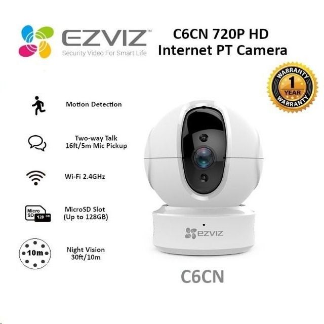 ezviz internet pt camera c6cn
