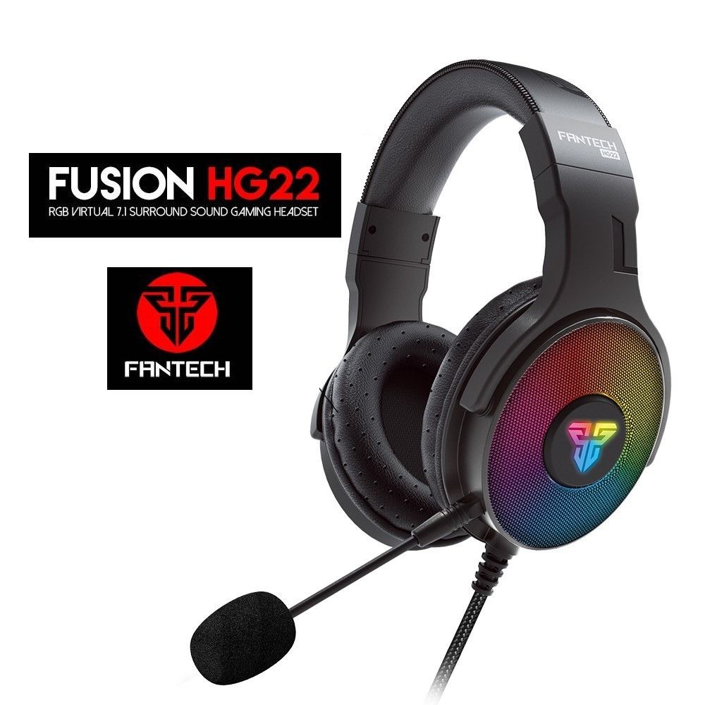 Fantech HG22 Fusion Virtual 7.1 Surround Detachable Microphone