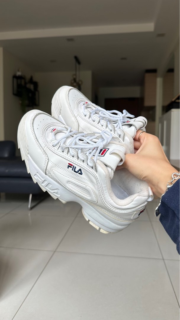 FILA Disruptors, Women's Fashion, Footwear, Sneakers on Carousell