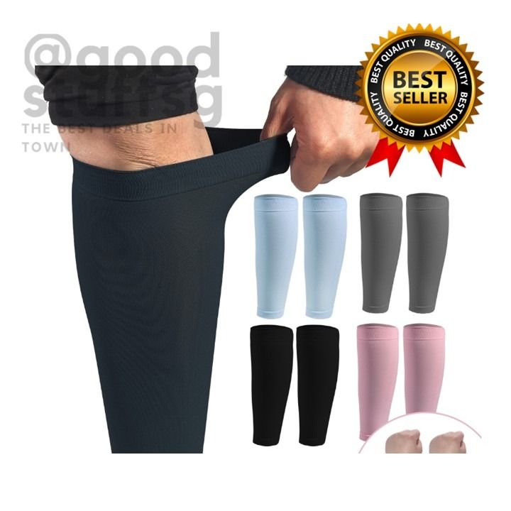 1Pair Calf Compression Sleeves - for Calf Pain Relief Calf Support Leg  Compression Socks for Running Cycling Sports