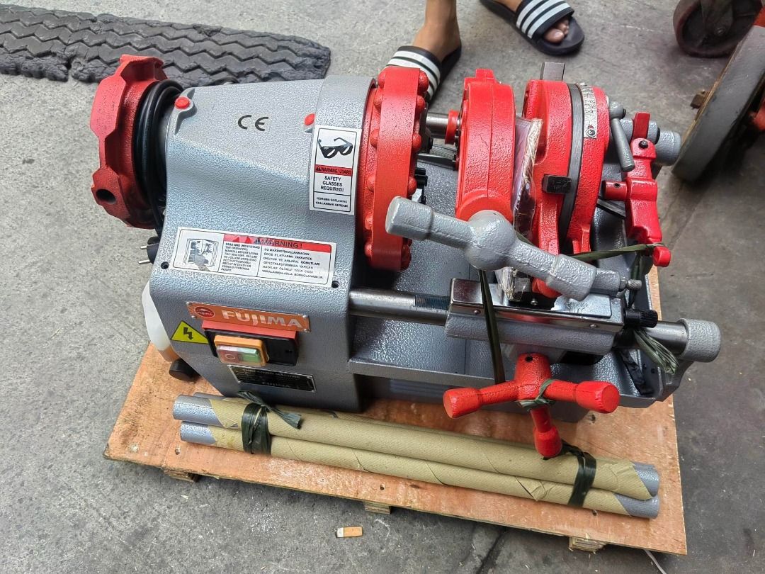Fujima Pipe Threading Machine 1/2-2'' (Category: Industrial Equipment) located in Manila. Submitted by hayaiedward (Listing ID 1243974095, Image 1). Description: HAYAI INDUSTRIAL TOOLS SUPPLY 𝐊𝐢𝐧𝐝𝐥𝐲 𝐂𝐚𝐥𝐥/𝐌𝐞𝐬𝐬𝐚𝐠𝐞 𝐮𝐬 𝐟𝐨𝐫 𝐲𝐨𝐮𝐫 𝐪𝐮𝐞𝐬𝐭𝐢𝐨𝐧𝐬 𝐚𝐧𝐝 𝐨𝐭𝐡𝐞𝐫 𝐢𝐧𝐪𝐮𝐢𝐫𝐢𝐞𝐬. Fujima Pipe Threading Machine Capacity: 1/2-2'' Look for Edward / Randall 𝐆𝐥𝐨𝐛𝐞: ☎@0966-169-1768 𝐒𝐦𝐚𝐫𝐭: ☎@0969-168-2407 𝐕𝐢𝐛𝐞𝐫: ☎