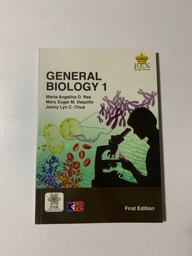 General Biology 1 Book for Grade 11 SHS (Rex Bookstore) on Carousell
