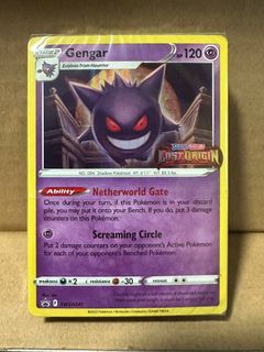 Pokémon TCG Gengar Lost Origin TG TG06/TG30 Holo PSA 9