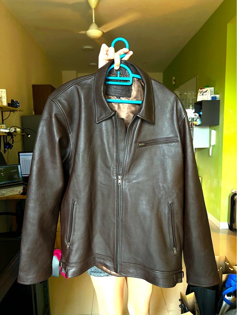 Eddie bauer clearance genuine leather jacket