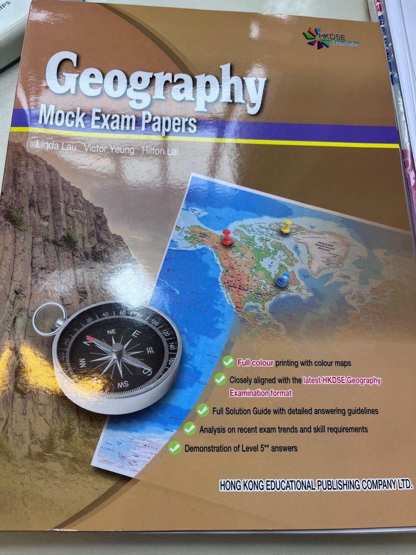 Geography Mock Exam Papers, 興趣及遊戲, 書本 & 文具, 書本及雜誌 補充練習 Carousell