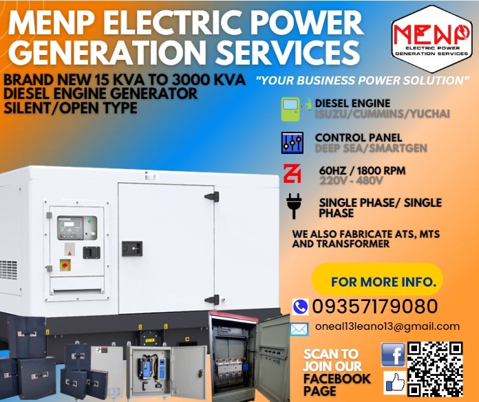 GET YOUR MAXIMUM DEALERS DISCOUNT ON OUR BRAND NEW GENERATOR SET SILENT TYPE on Carousell