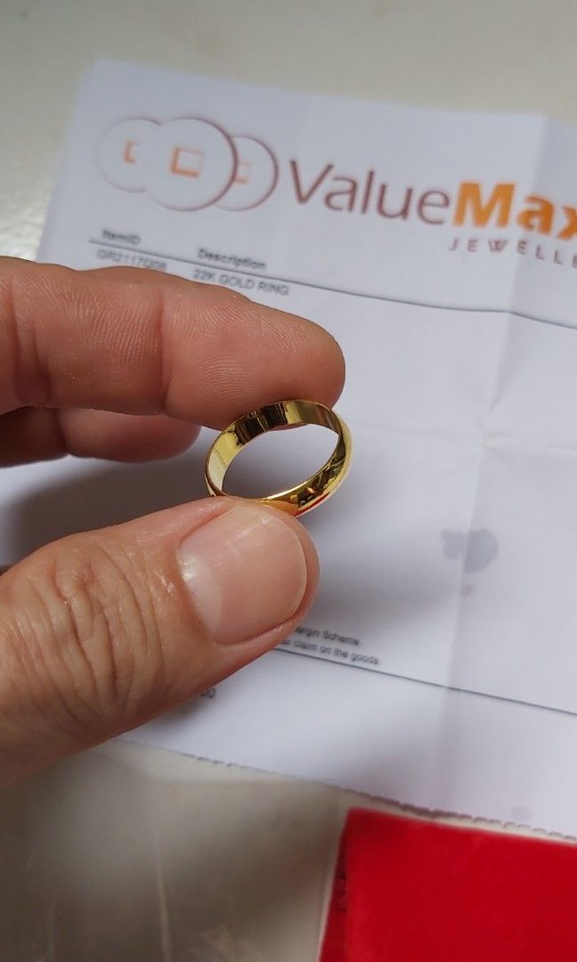 Gold Ring 22K with free gift