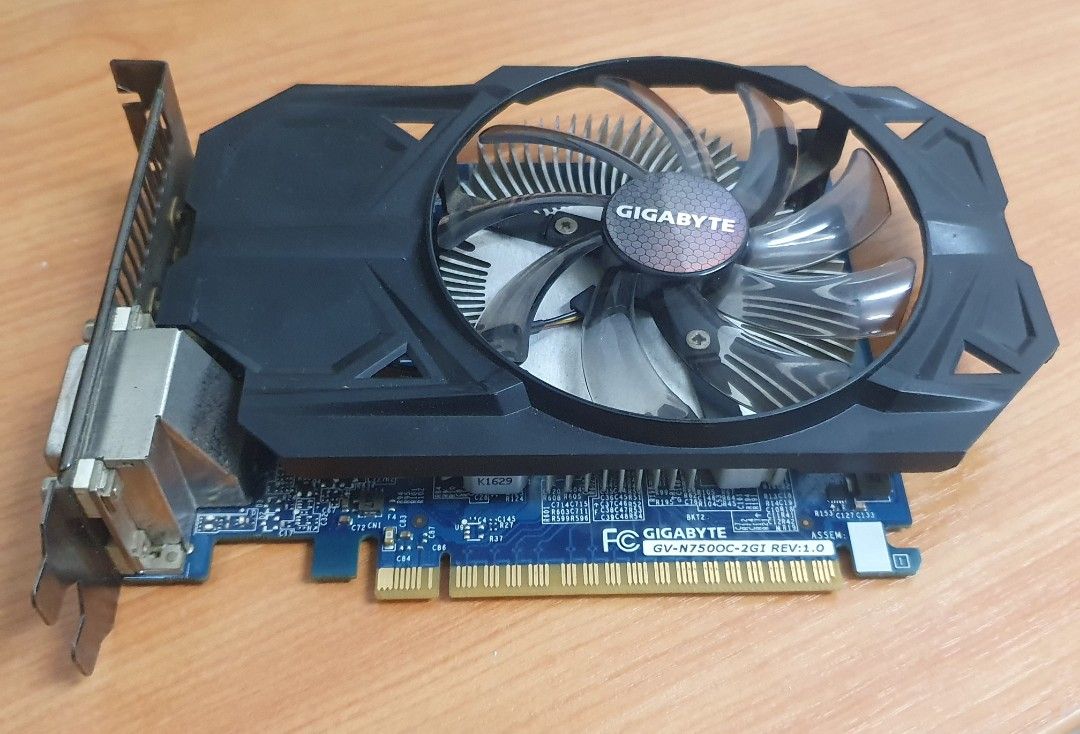 GPU Gigabyte GTX 750 2GB Graphic Card Computers Tech Parts