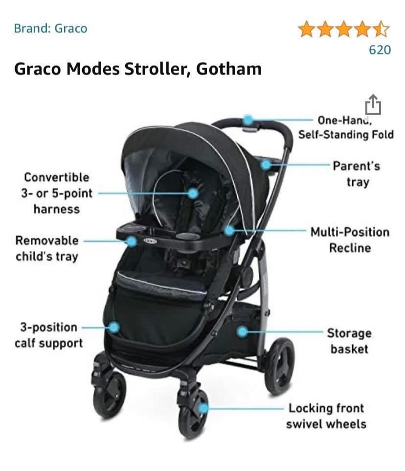 Graco modes stroller, Babies & Kids, Going Out, Strollers on Carousell