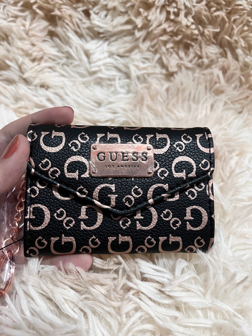 Guess Monogram Wallet Women s Fashion Bags Wallets Wallets