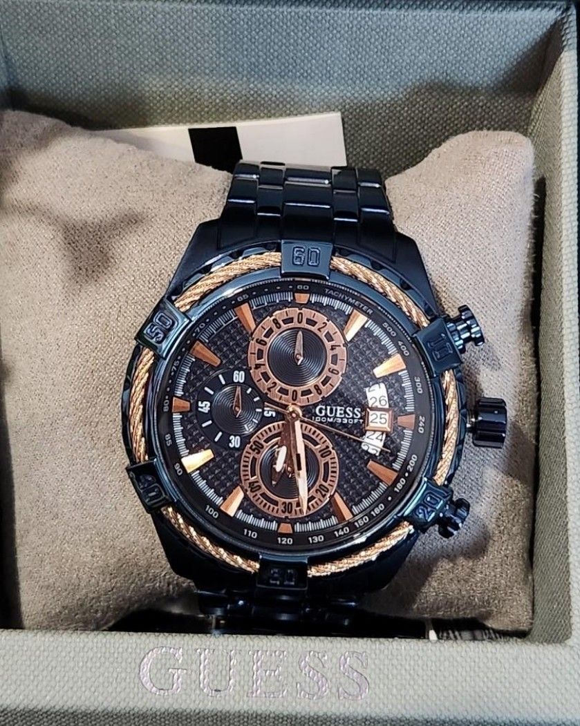 Guess W0522G3 Blue Stainless Steel Chronograph Men s Watch