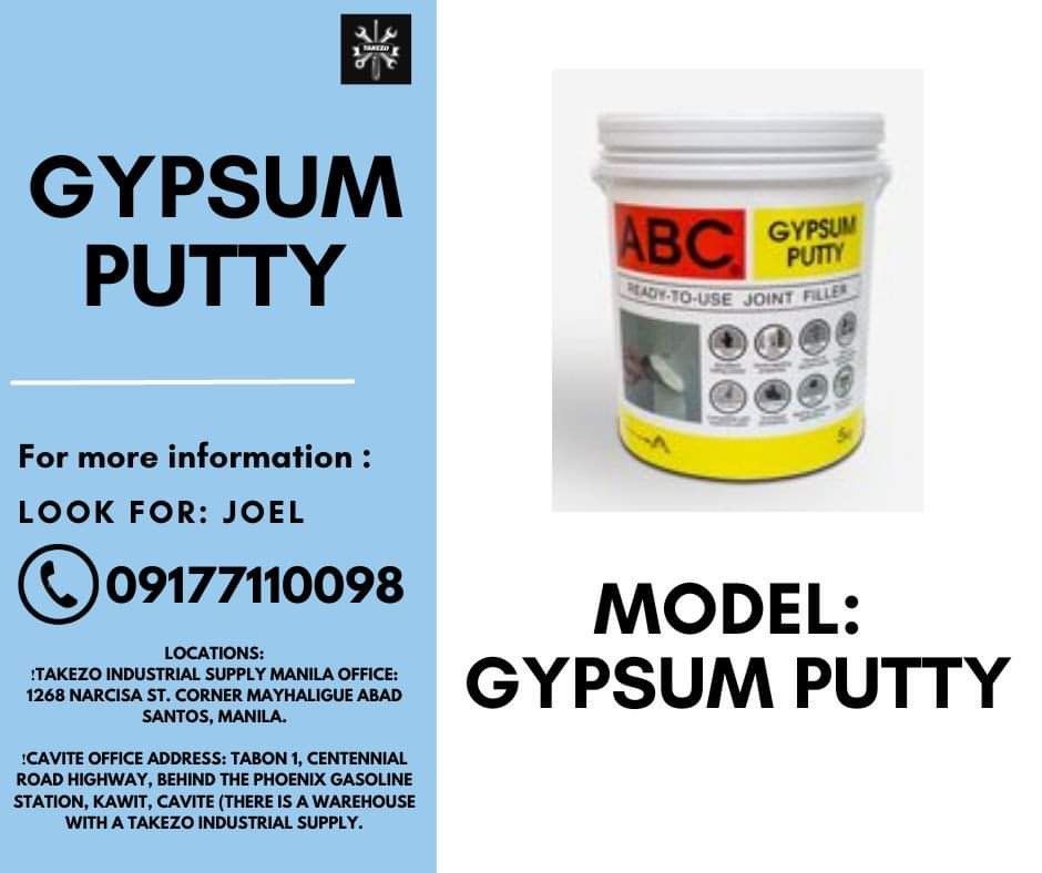 GYPSUM PUTTY, Commercial & Industrial, Industrial Equipment on Carousell