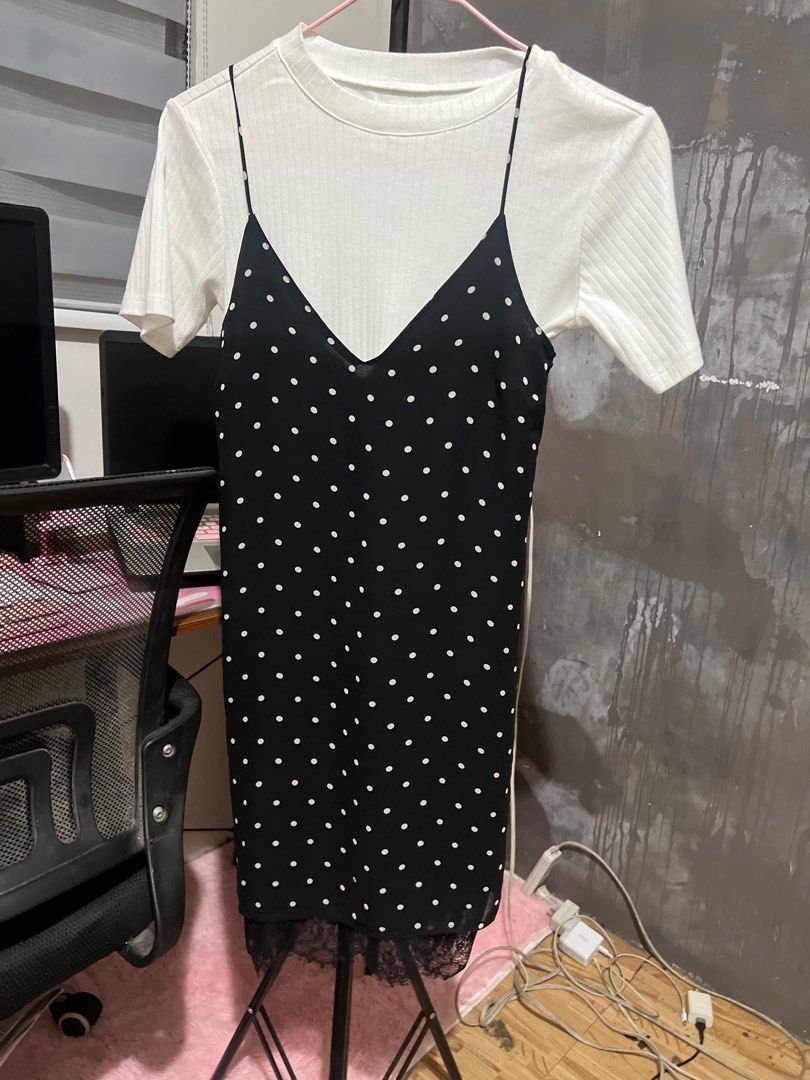 Polka dot dress h and hot sale m
