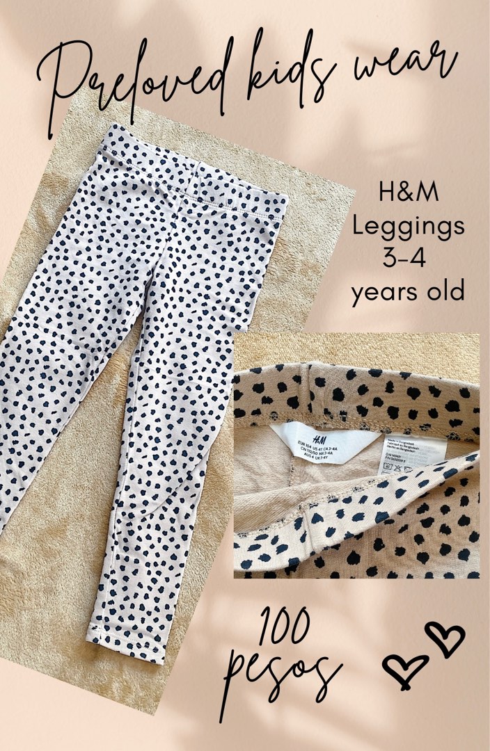 H and m outlet kids leggings