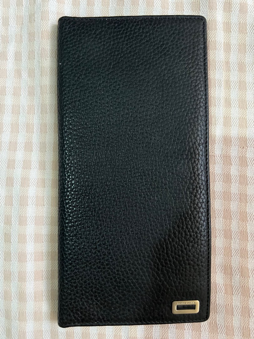 Hugo Boss Leather Passport Organizer/Travel Wallet on Carousell