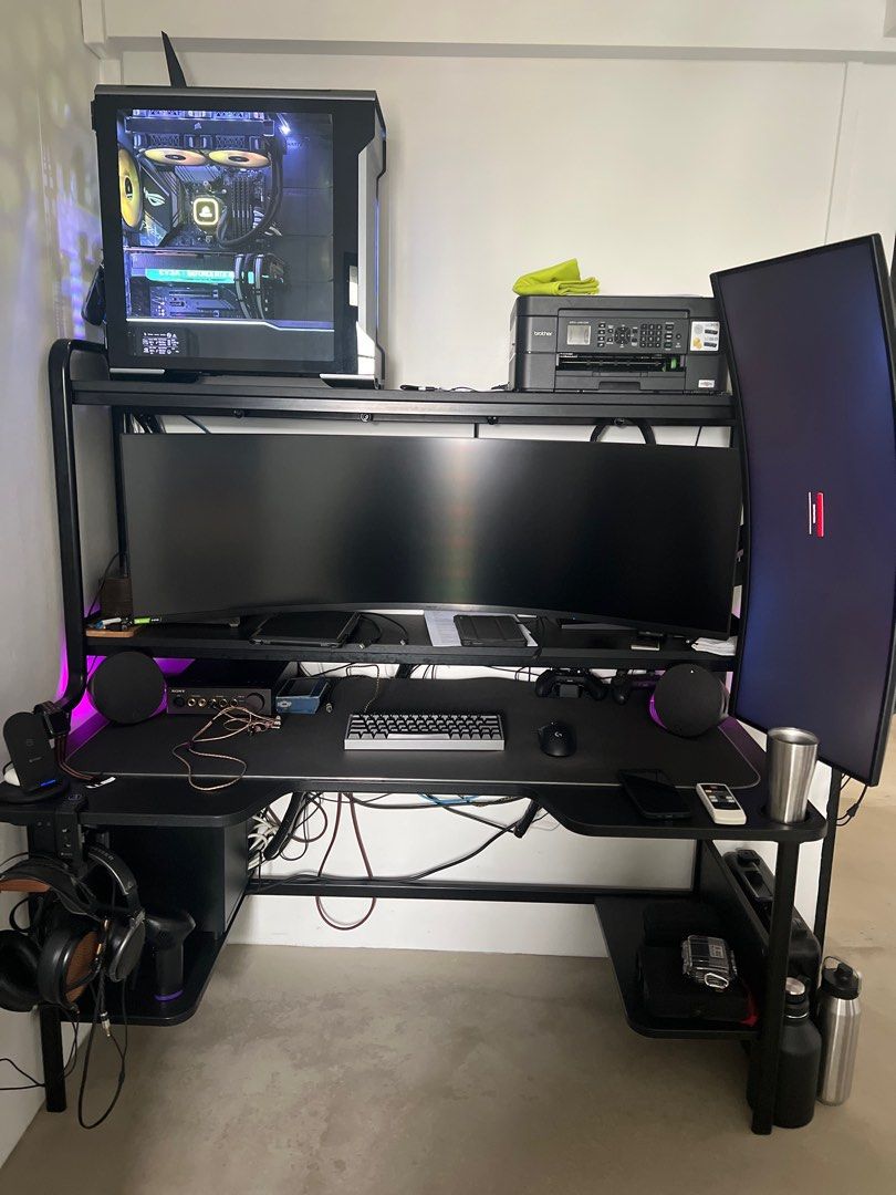 Ikea Fredde gaming table, Furniture & Home Living, Furniture, Tables