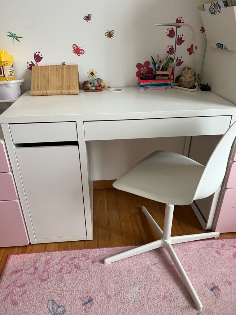 IKEA kids office desk with chair, Furniture & Home Living, Furniture ...
