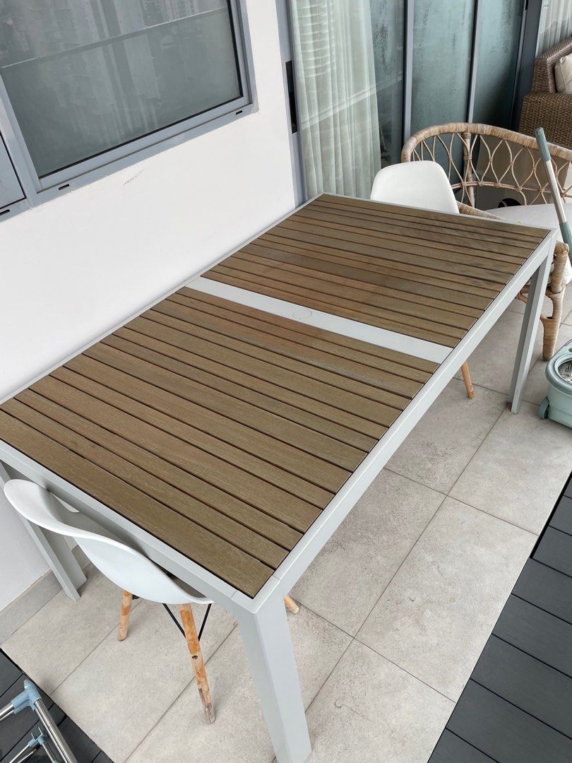 Ikea outdoor table , Furniture & Home Living, Furniture, Tables & Sets