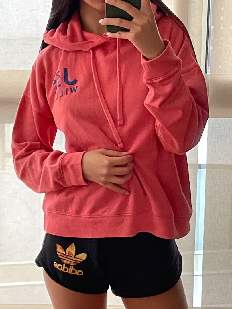 Jack wills top pink hoodie