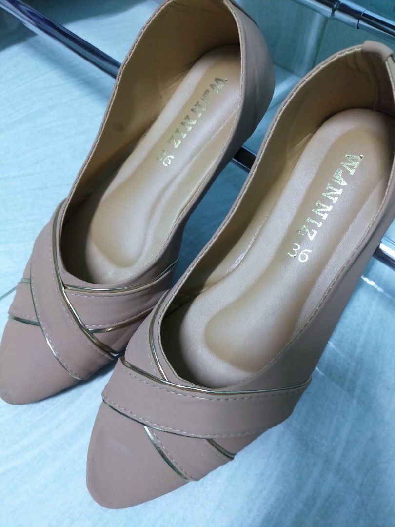 Kasut flat brown Women s Fashion Footwear Flats on Carousell
