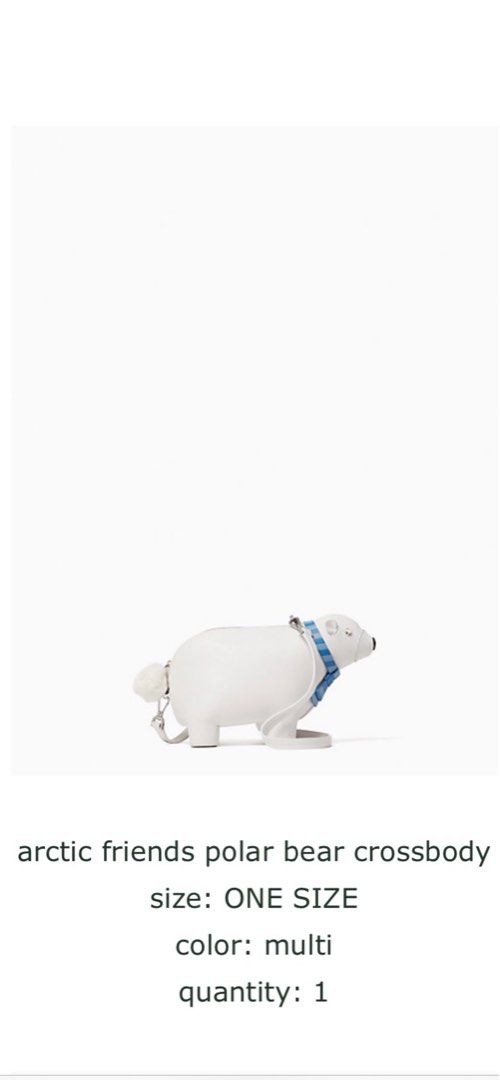 Kate Spade Artic Polar Bear Crossbody Bag on Carousell