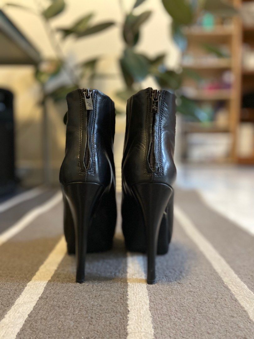 Kenneth Cole Star Struck Peep Toe Ankle Boots