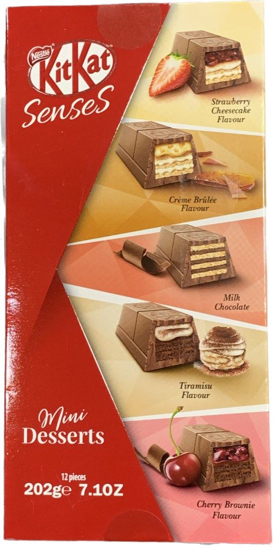 KITKAT SENSES MINI DESSERTS 202G (Category: Other Food & Drinks) located in Imus. Submitted by foodhaveit24 (Listing ID 1244065273, Image 1). Description: .
