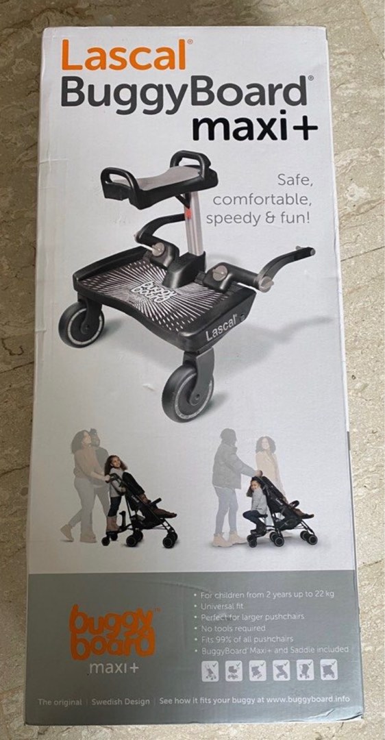 Lascal Buggy Board Maxi + with saddle, Babies & Kids, Going Out