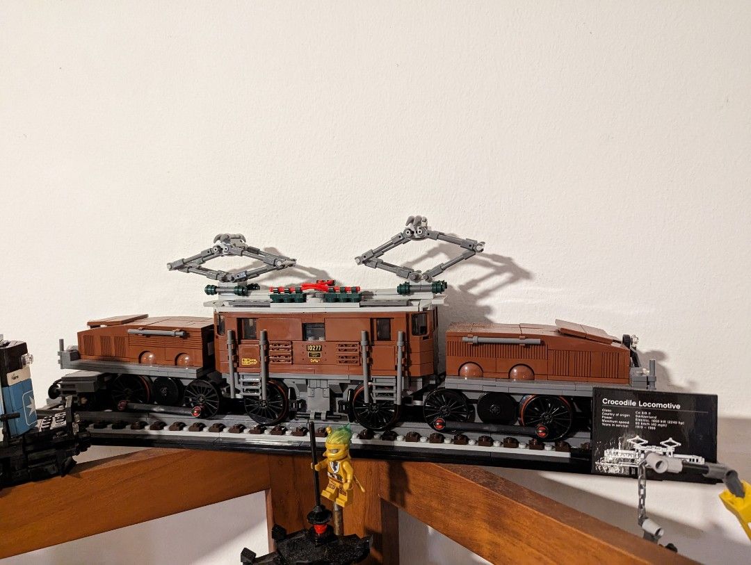 10277 Crocodile Locomotive is the newest LEGO train set for adults