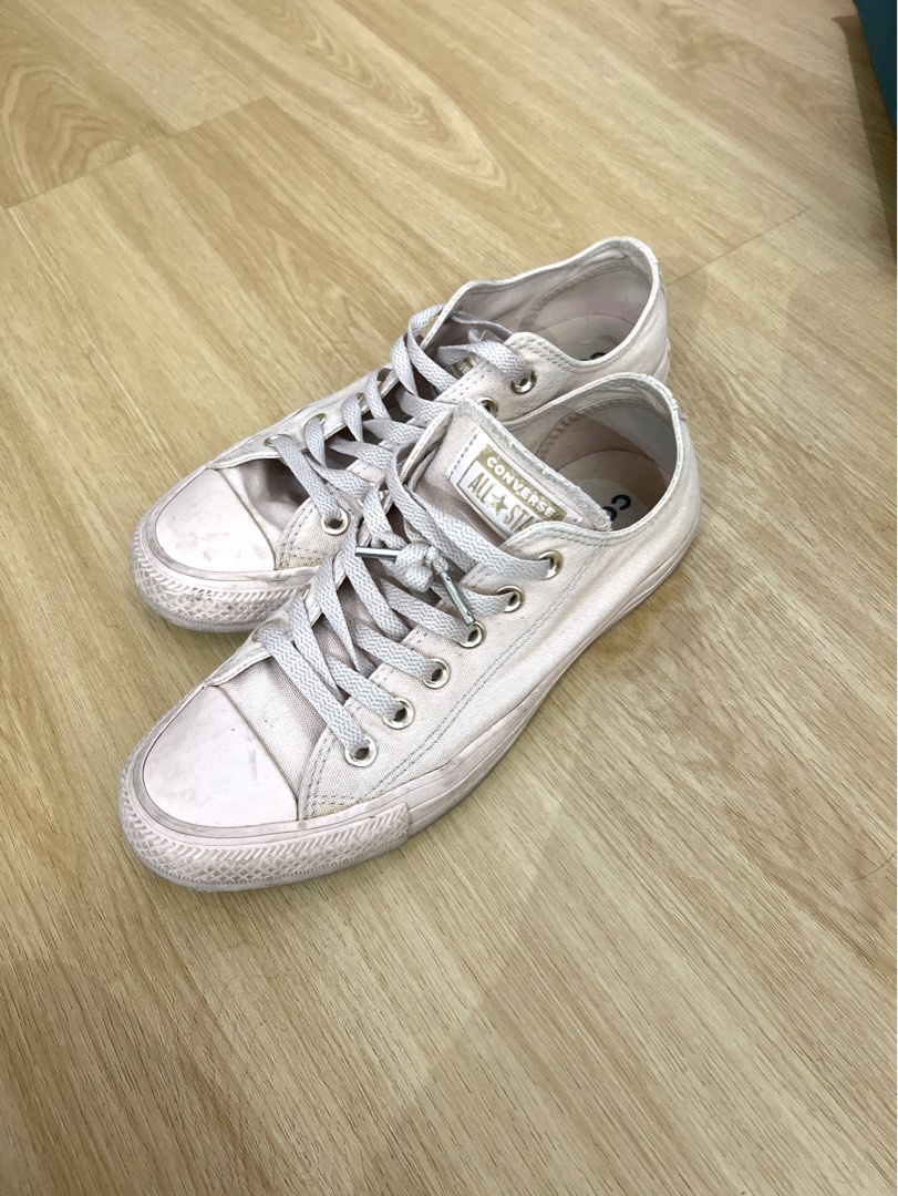 Limited edition Converse light pink sneakers, Women's Fashion, Footwear ...