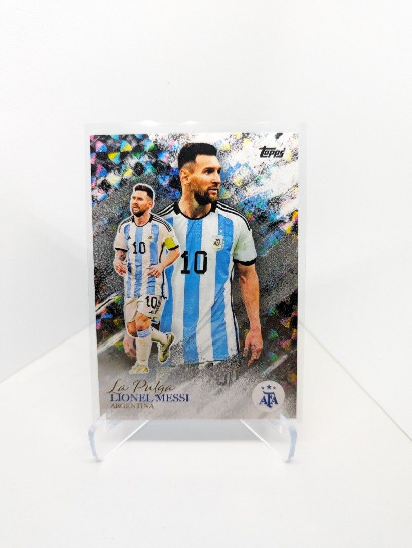 LIONEL MESSI 2023 Topps Argentina World Cup Champions Set Card, Hobbies & Toys, Toys & Games on