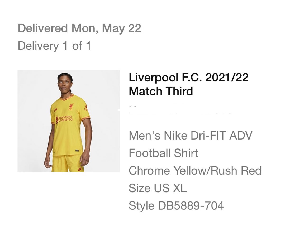 Liverpool FC 2021/22 Match Home Men's Nike Dri-FIT ADV Soccer