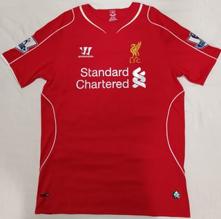 WARRIOR Liverpoolフルパッチレプリカユニフォーム ジェラード WARRIOR Liverpoolフルパッチレプリカユニフォーム ジェラード