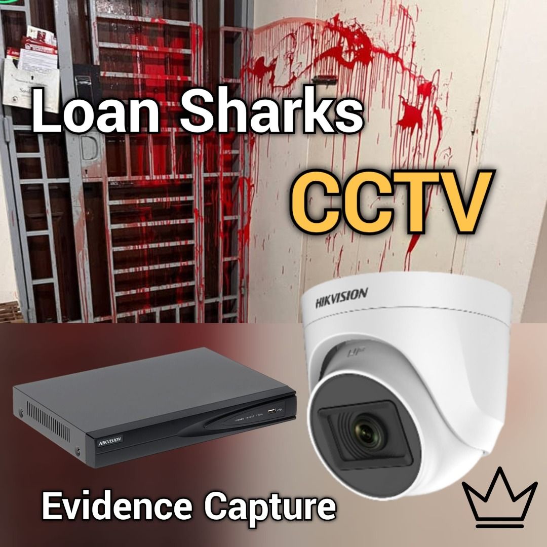 Loan Shark Prevention CCTV Protect Your Family & Asset from Vandalism