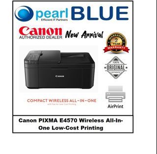 [Local Warranty] Canon PIXMA E4570 Wireless All-In-One Low-Cost Printing E-4570 E 4570