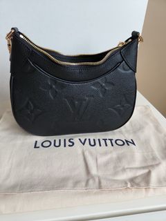 Louis Vuitton Bagatelle Black White in Cowhide Leather with Gold