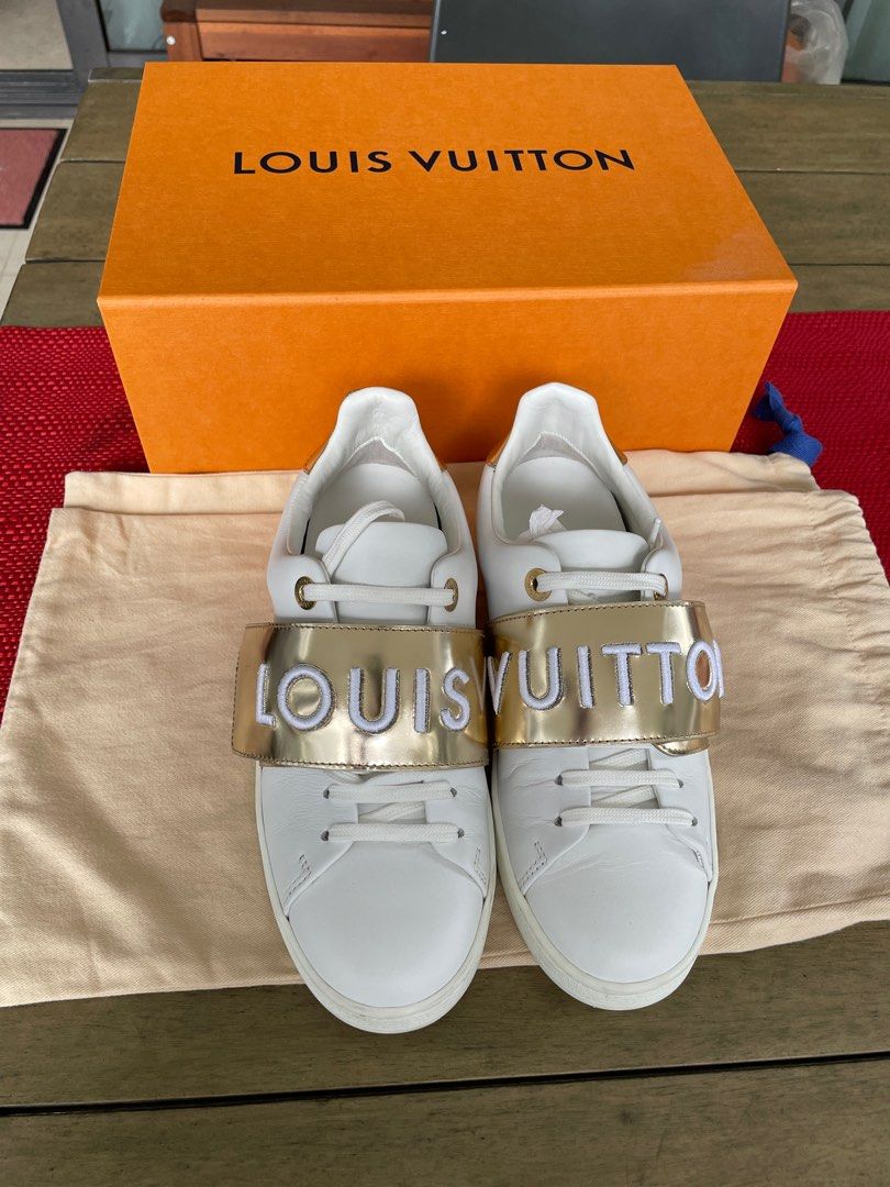 Louis Vuitton Front Row Sneakers size 34.5 (runs big - I am a 35)