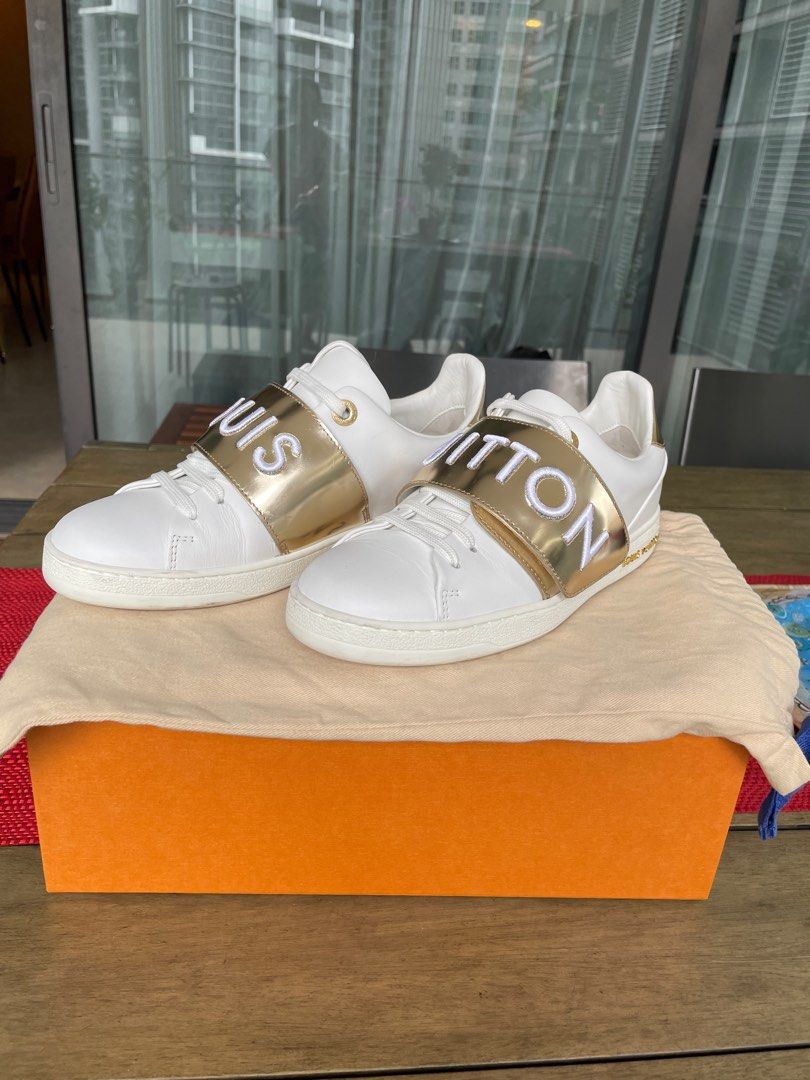 Louis Vuitton Front Row Sneakers size 34.5 (runs big - I am a 35)