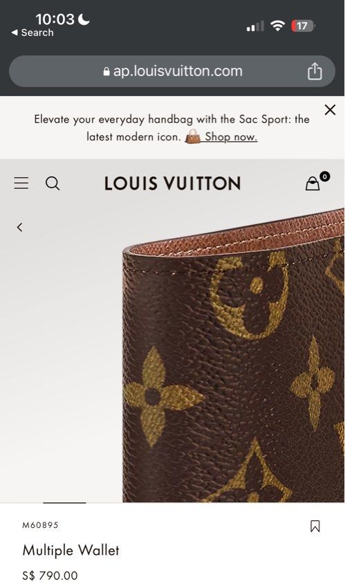 LV Men Formal Grey Genuine Leather Wallet Grey - Price in India |  Flipkart.com