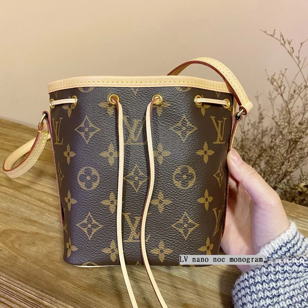LV Louis Vuitton NANO NOE (Bucket Bag), Luxury, Bags & Wallets on Carousell
