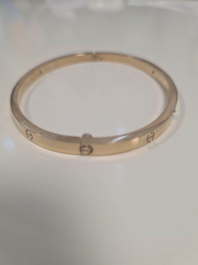 9ct cartier love bangle clearance