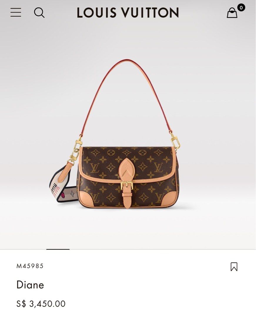 LOUIS VUITTON Diane bag!!! New release LV unboxing and mods
