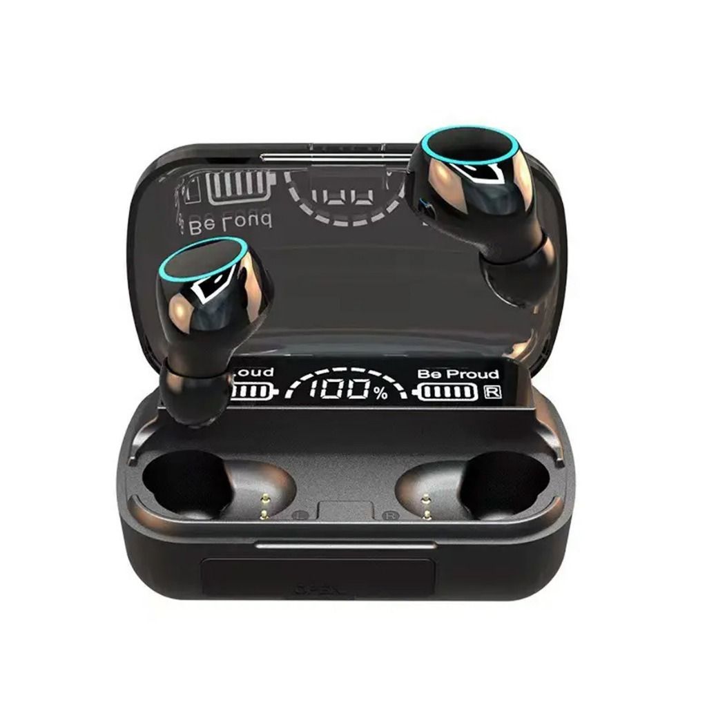 M30 Wireless Earbuds Cell Phones Charging Function, Built-in Microphone Earphone for iOS/Android (Category: Earphones) located in Paranaque City. Submitted by pilipinashop (Listing ID 1243995128, Image 3). Description: Product Description About this item 88 to132 Hours of Playtime - LED digital display for easy power management, 1800mAh large battery charging case provides up to 11 full charges for two 50mAh Bluetooth earbuds, with 6-8 hours of c