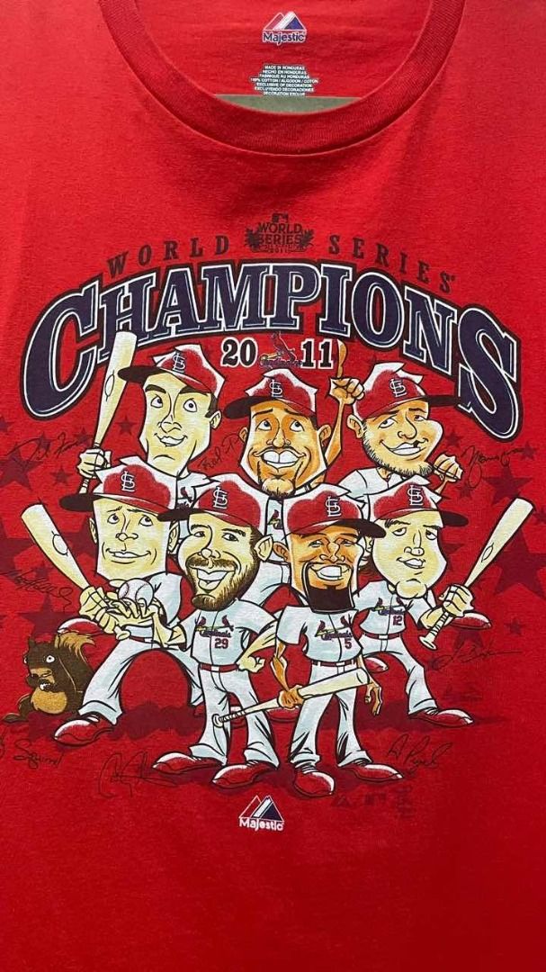 Majestic, Shirts, 21 World Series St Louis Cardinals T Shirt Xlarge